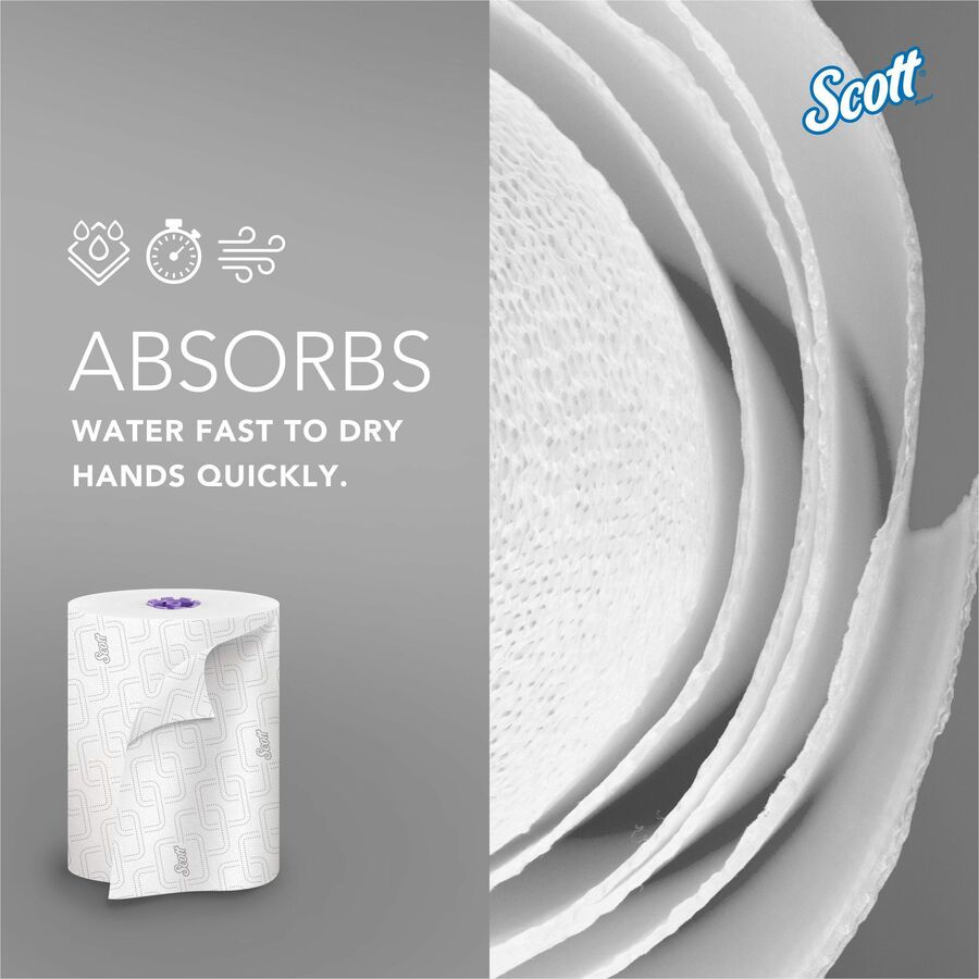 Scott Essential High Capacity Hard Roll Paper Towels with Absorbency Pockets