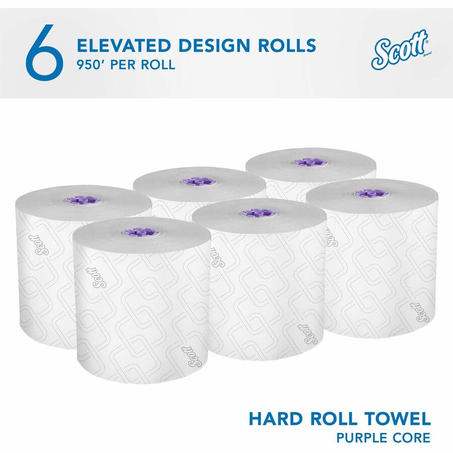 Scott Essential High Capacity Hard Roll Paper Towels with Absorbency Pockets
