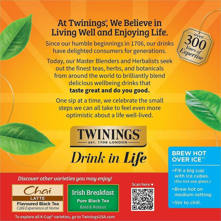 Twinings of London English Breakfast Black Tea K-Cup