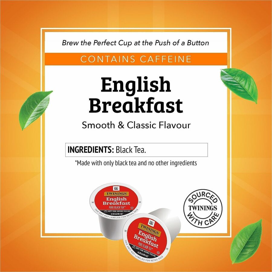 Twinings of London English Breakfast Black Tea K-Cup