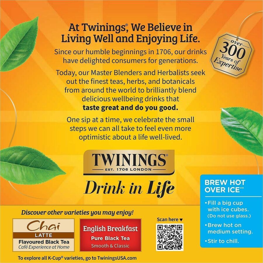 Twinings of London Earl Grey Flavoured Black Tea K-Cup