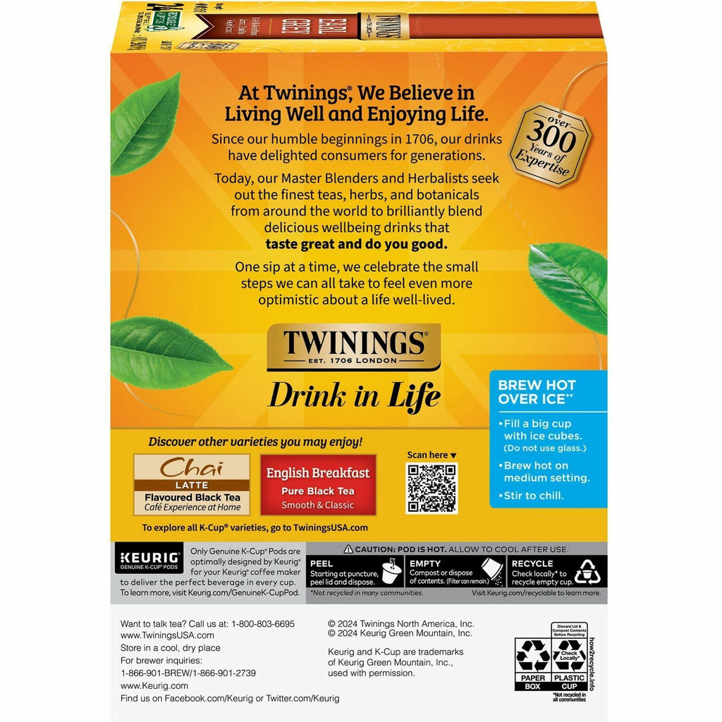 Twinings of London Earl Grey Flavoured Black Tea K-Cup