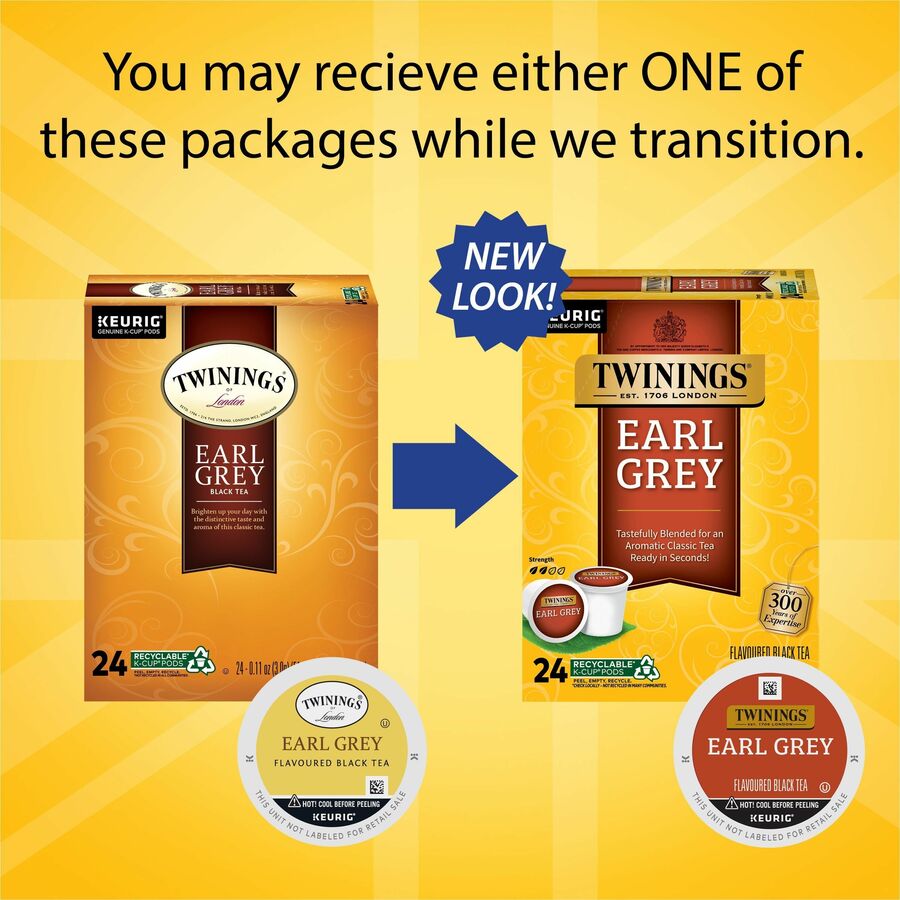 Twinings of London Earl Grey Flavoured Black Tea K-Cup