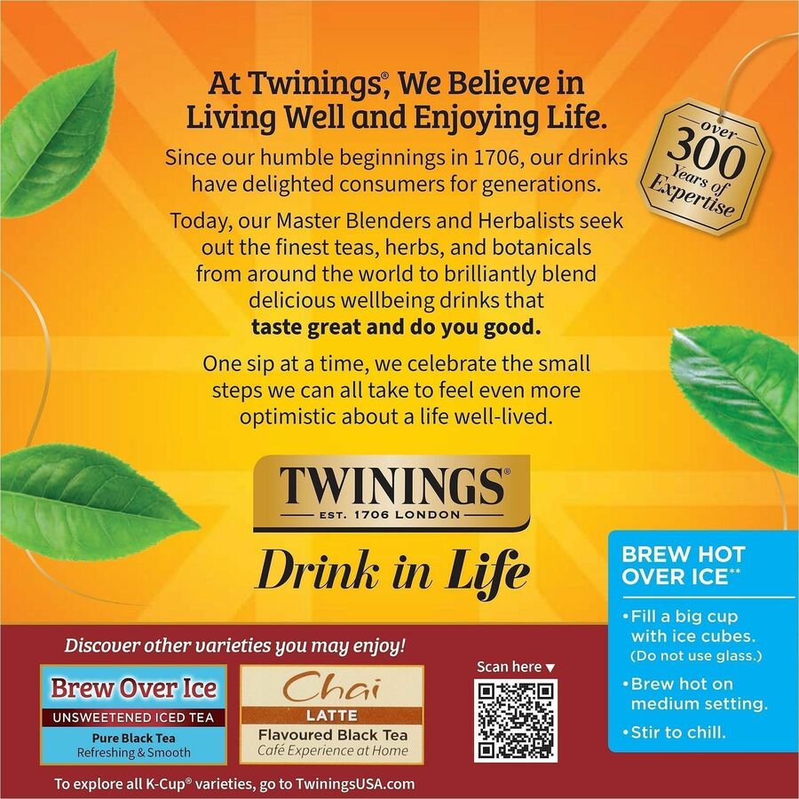 Twinings of London Chai Flavoured Black Tea K-Cup