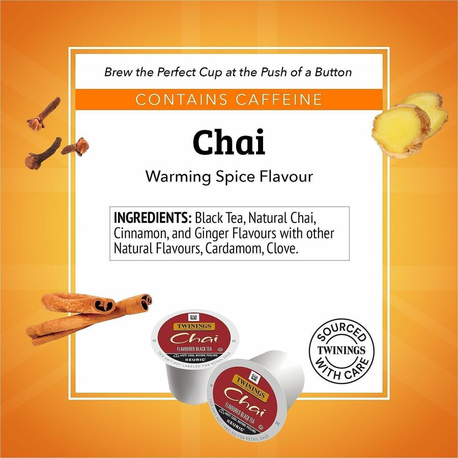 Twinings of London Chai Flavoured Black Tea K-Cup
