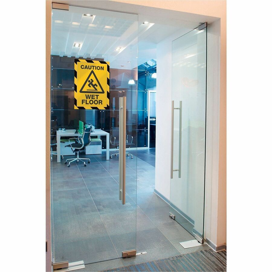 DURABLE DURAFRAME Twin-Color Border Self-Adhesive Document Frame - 2/Pack