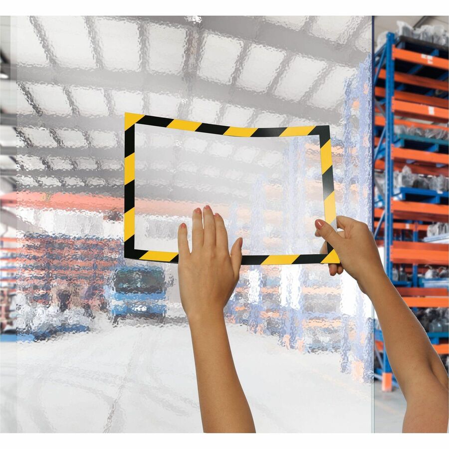 DURABLE DURAFRAME Twin-Color Border Self-Adhesive Document Frame - 2/Pack
