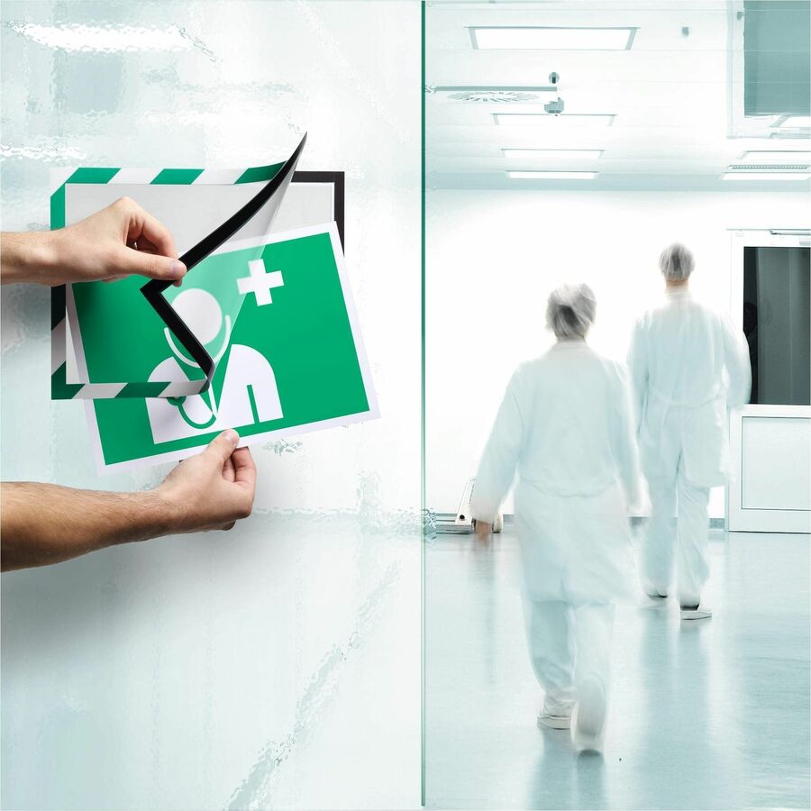 DURABLE Twin-color Border Self-adhesive Security Frame