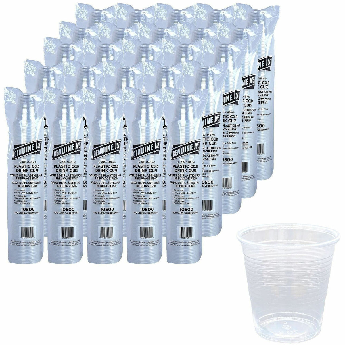 Genuine Joe 5 oz Transparent Beverage Cups