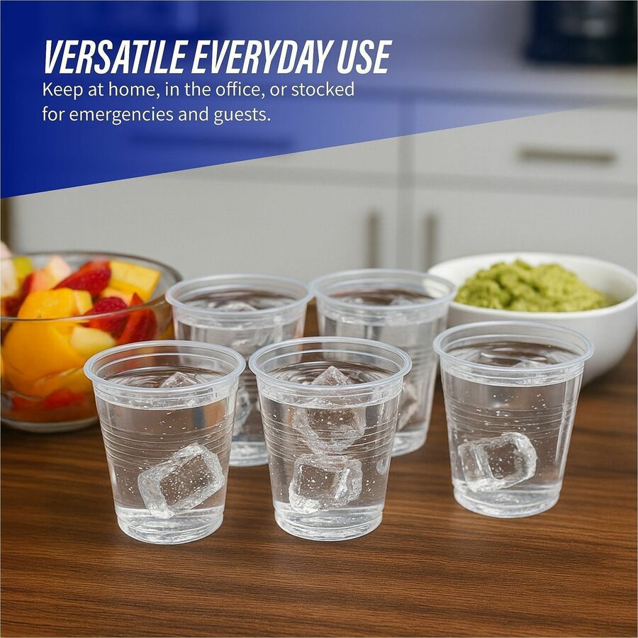 Genuine Joe 5 oz Transparent Beverage Cups