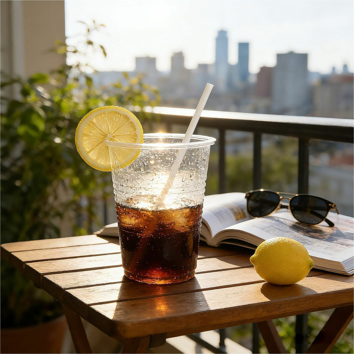 Genuine Joe 16 oz Transparent Beverage Cups