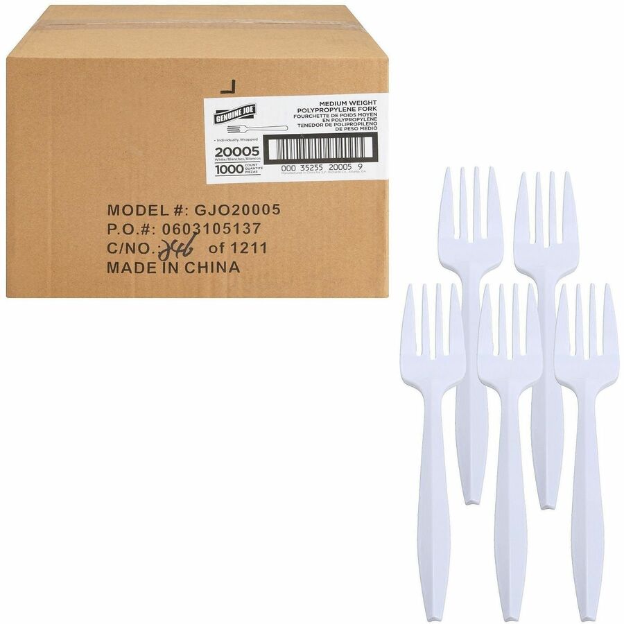 Genuine Joe Individually Wrapped Fork