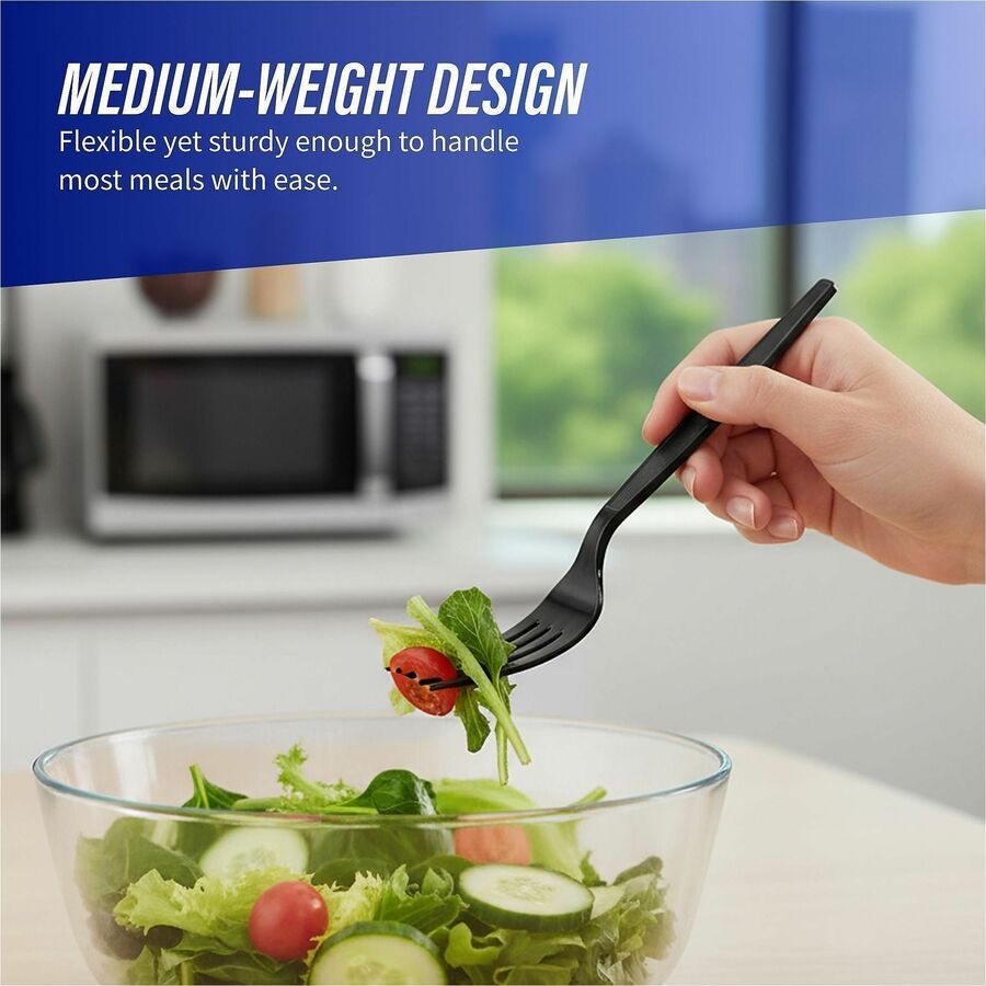 Genuine Joe Medium-Heavyweight Plastic Fork