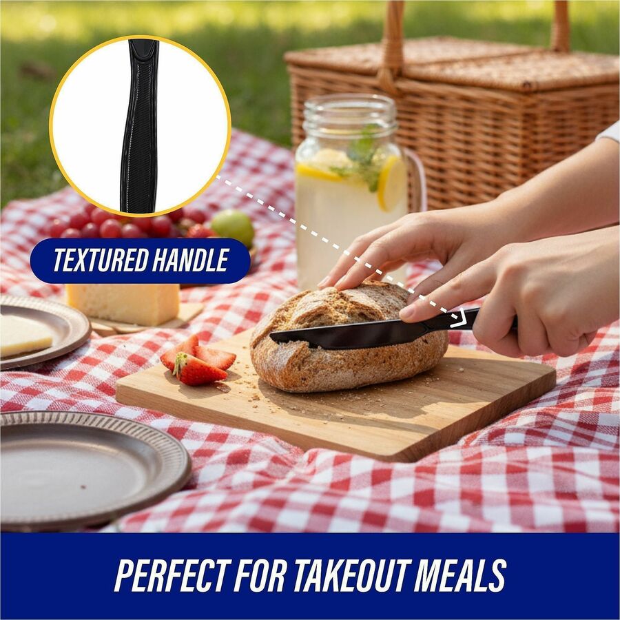Genuine Joe Medium-Heavyweight Plastic Knife