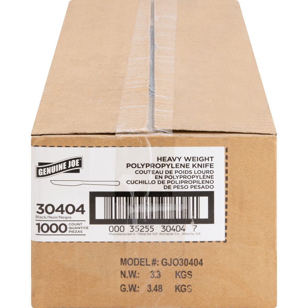 Genuine Joe Medium-Heavyweight Plastic Knife