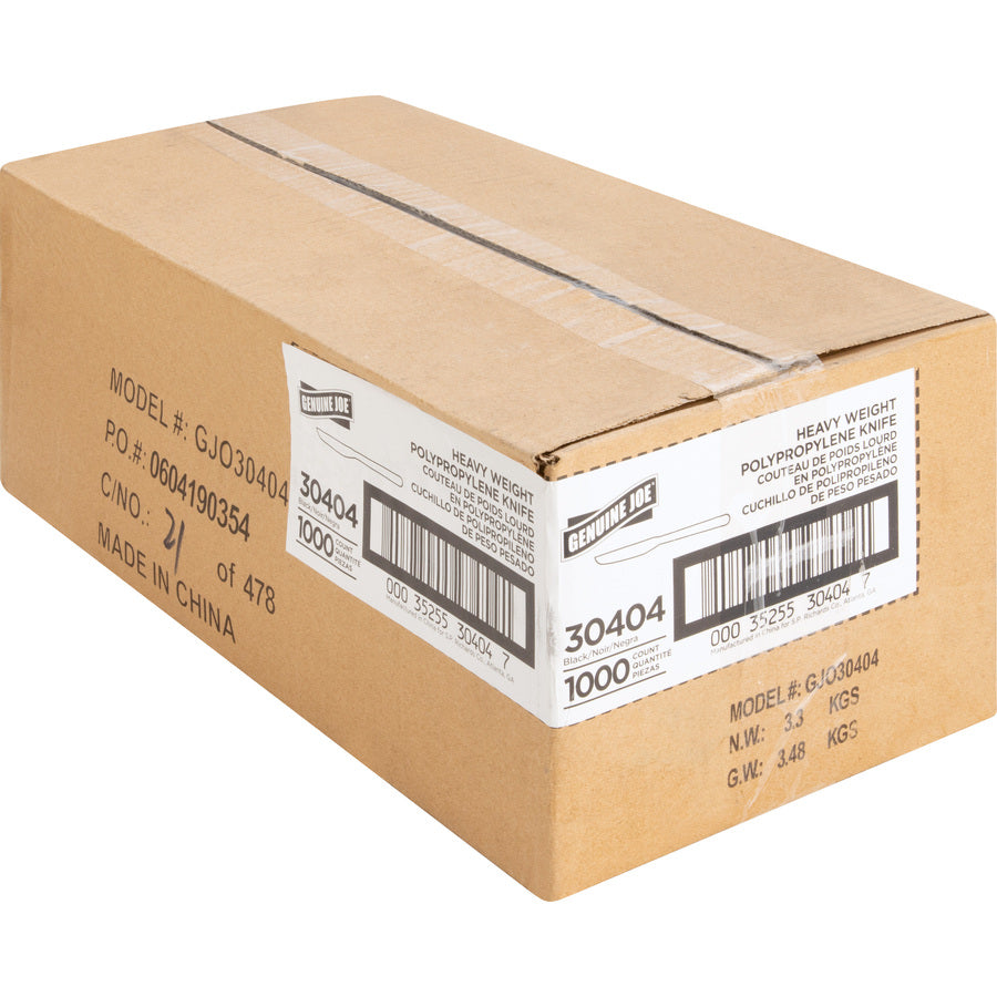 Genuine Joe Medium-Heavyweight Plastic Knife