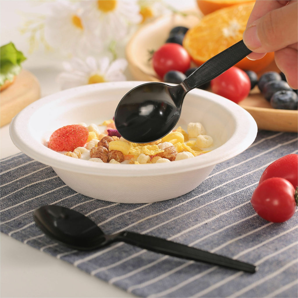 Genuine Joe Medium-Heavyweight Plastic Soup Spoons