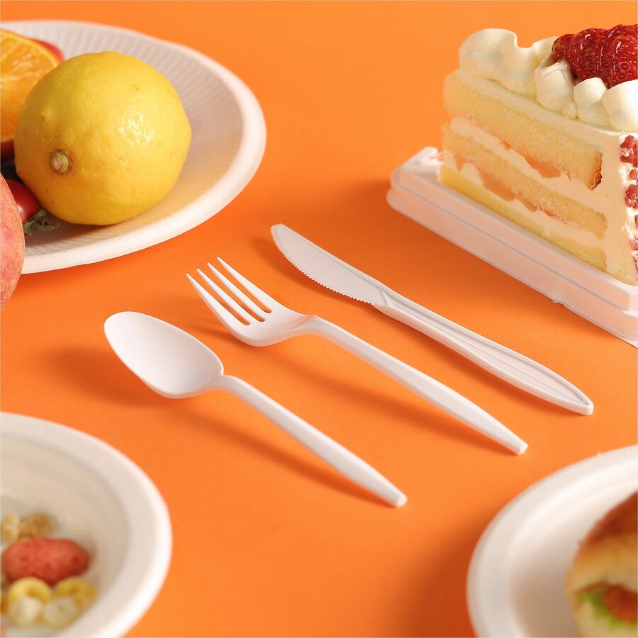 Genuine Joe 6-Piece Fork/Knife/Spoon Utensil Kit