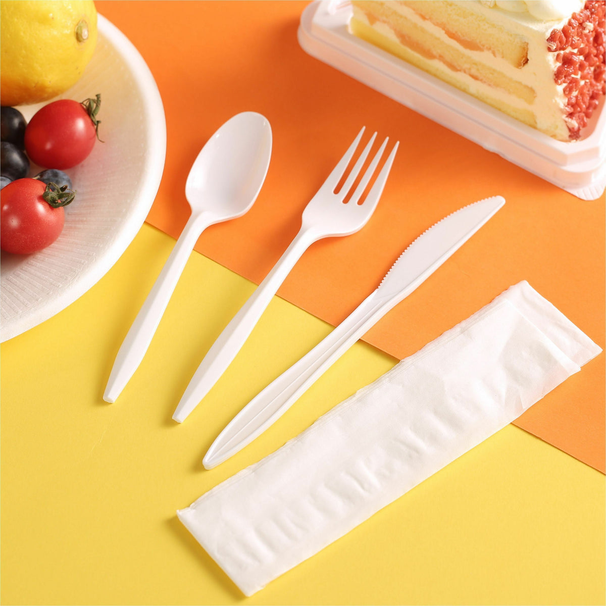 Genuine Joe 6-Piece Fork/Knife/Spoon Utensil Kit