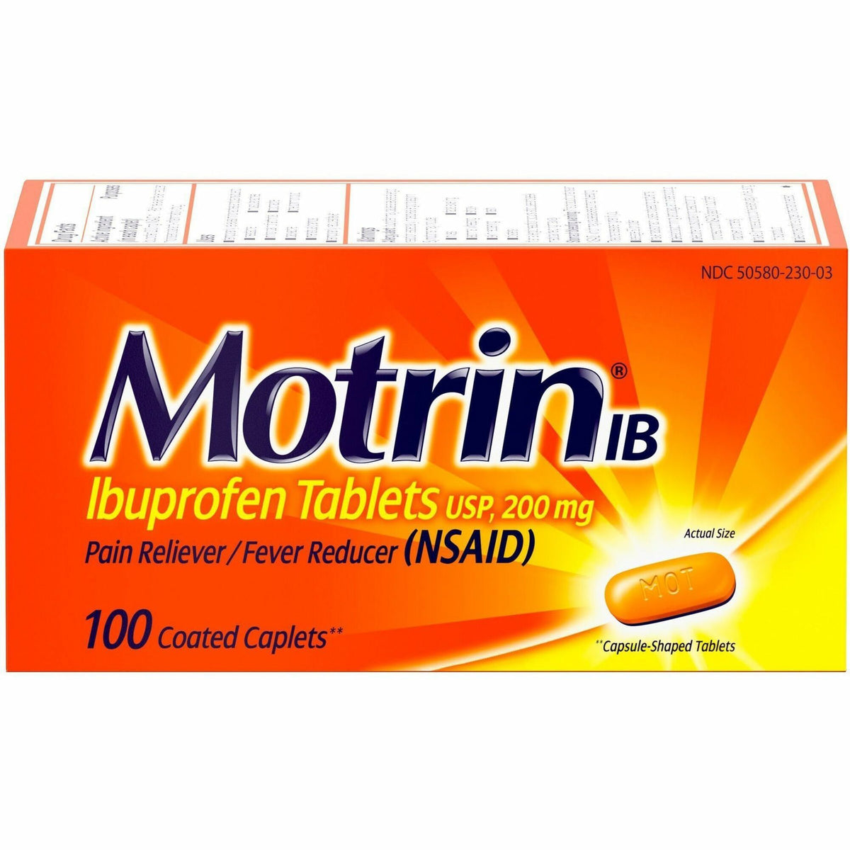 Motrin IB Ibuprofen Tablets