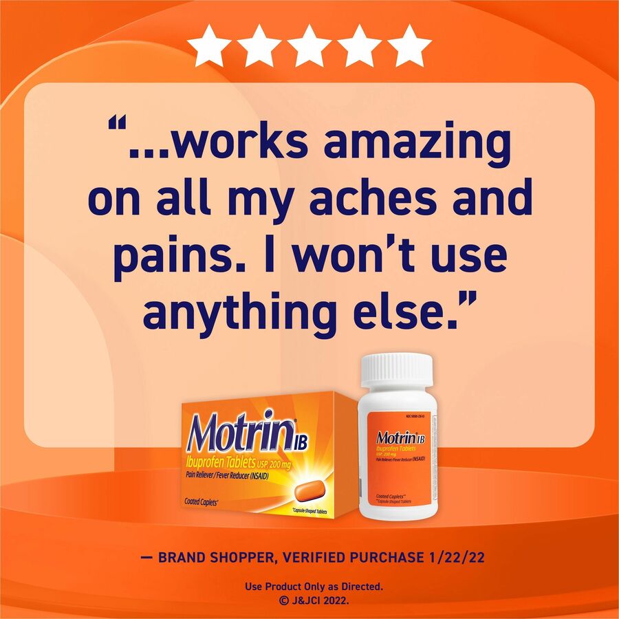 Motrin IB Ibuprofen Tablets