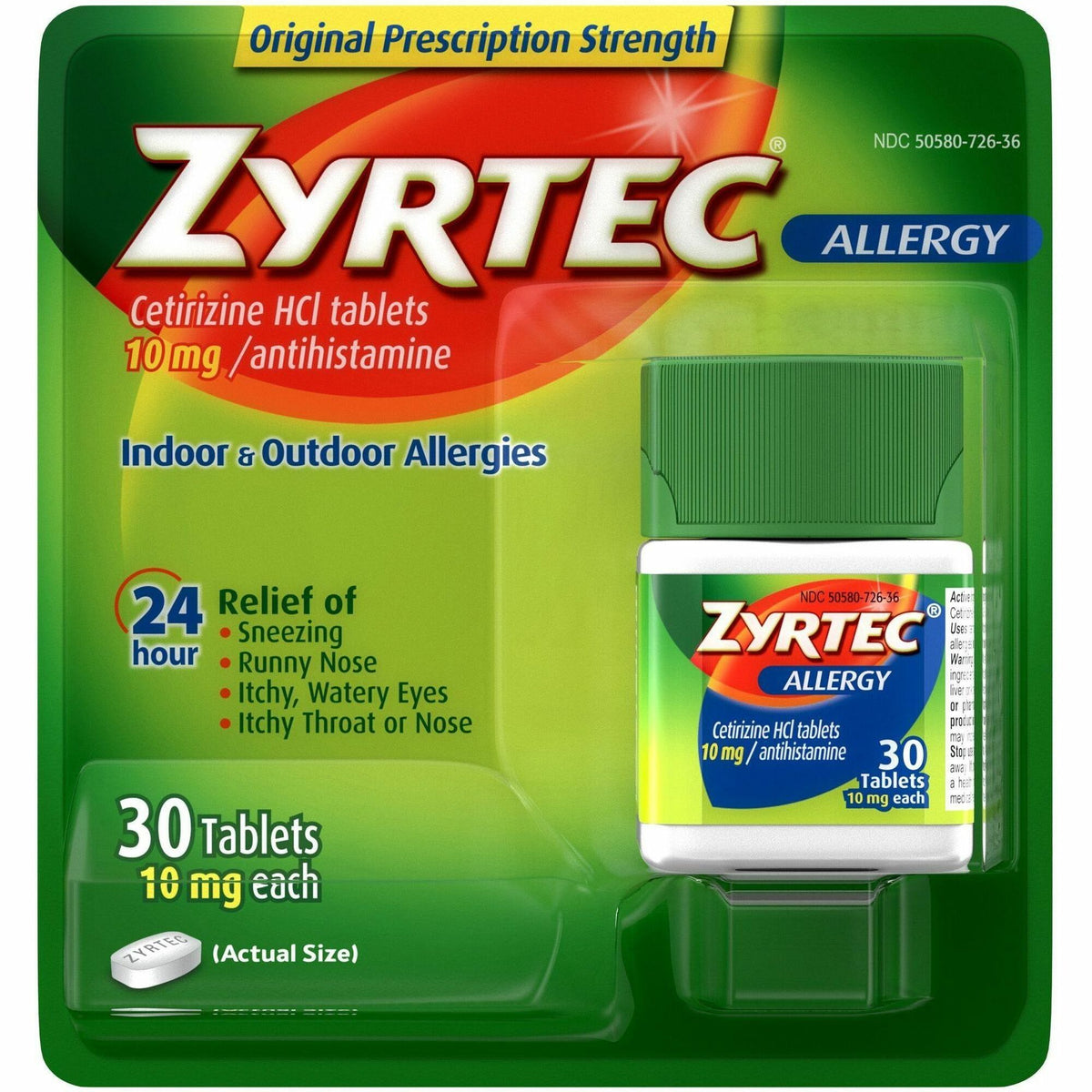 Zyrtec Allergy Tablets