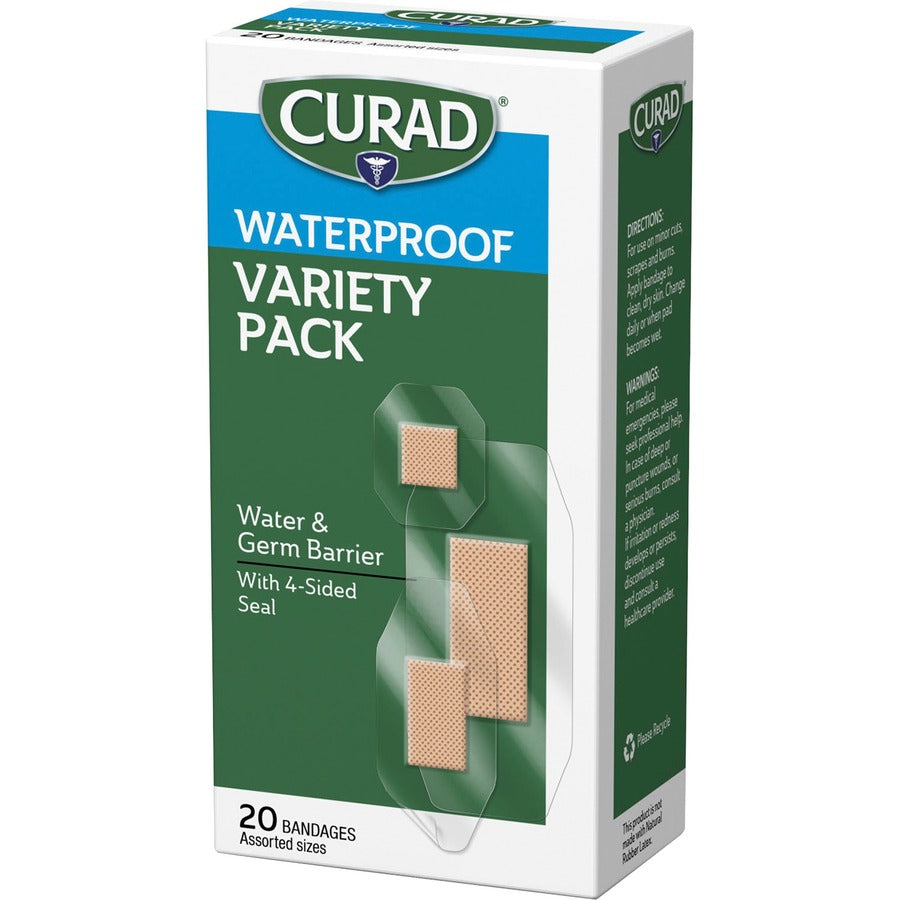 Curad Assorted Waterproof Transparent Bandages
