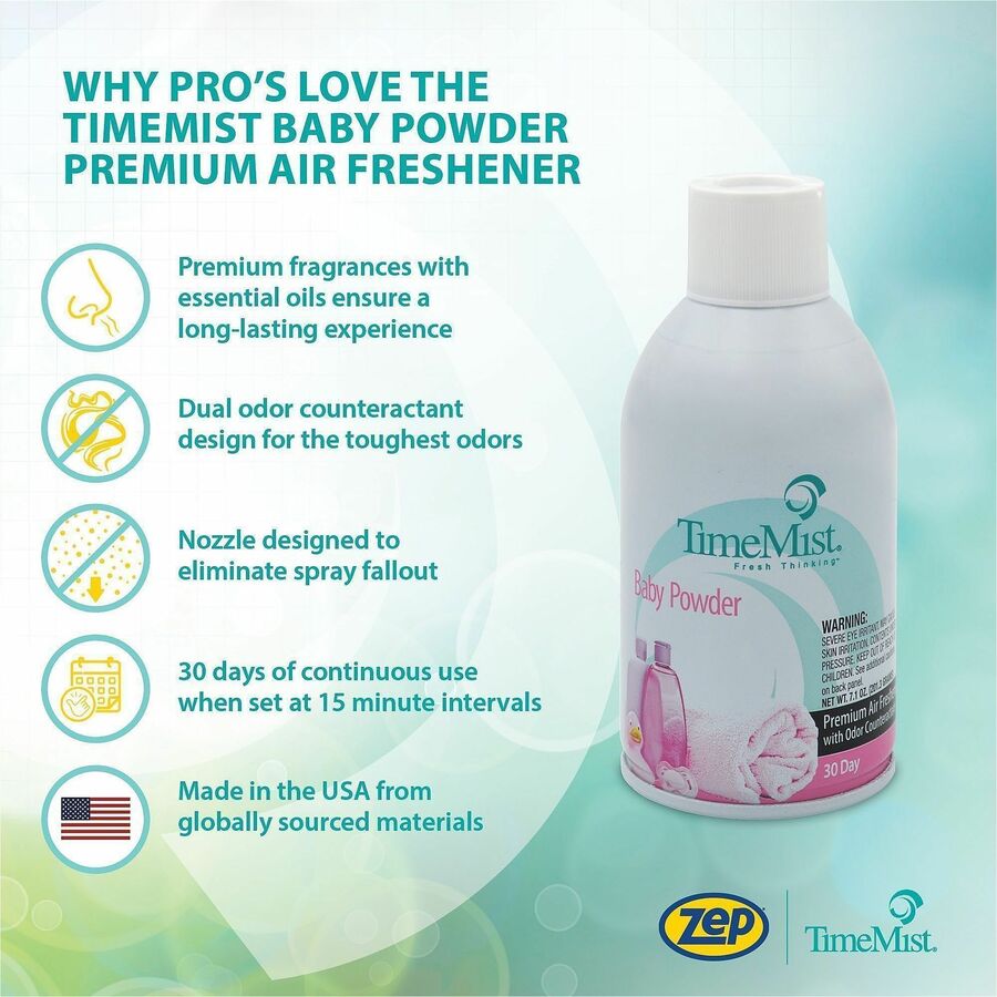 TimeMist Metered 30-Day Baby Powder Scent Refill