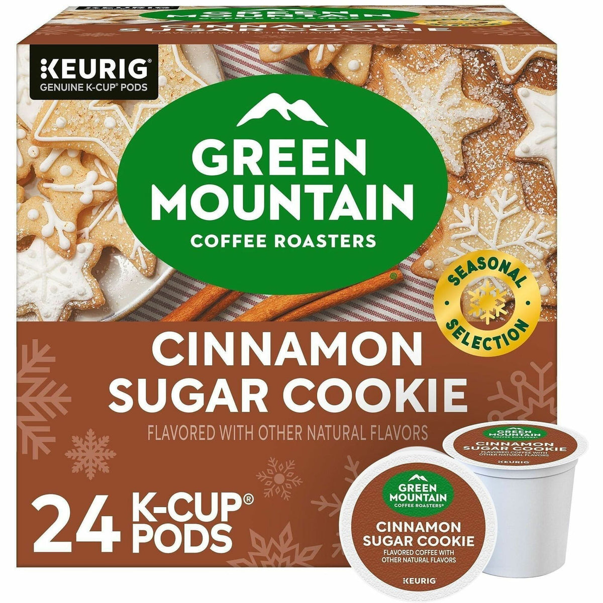 Green Mountain Coffee K-Cup, Pod Cinnamon Sugar Cookie Coffee