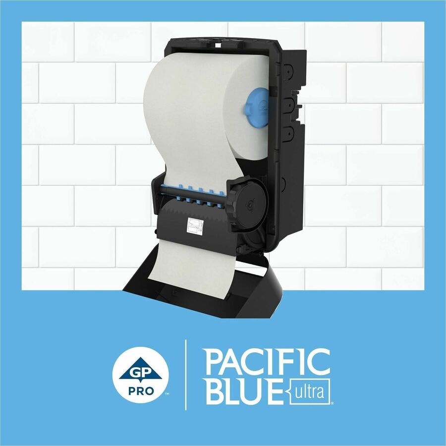 Pacific Blue Ultra High-Capacity Recycled Paper Towel Rolls