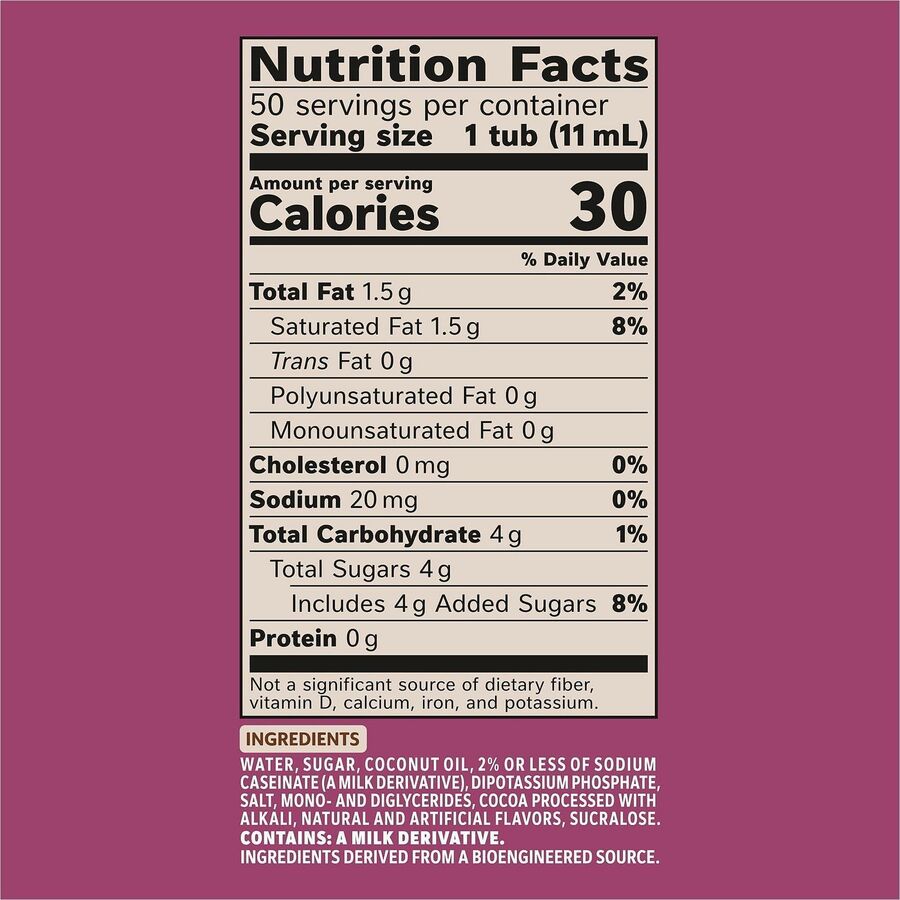 Coffee mate Salted Caramel Chocolate Nondairy Liquid Creamer Singles