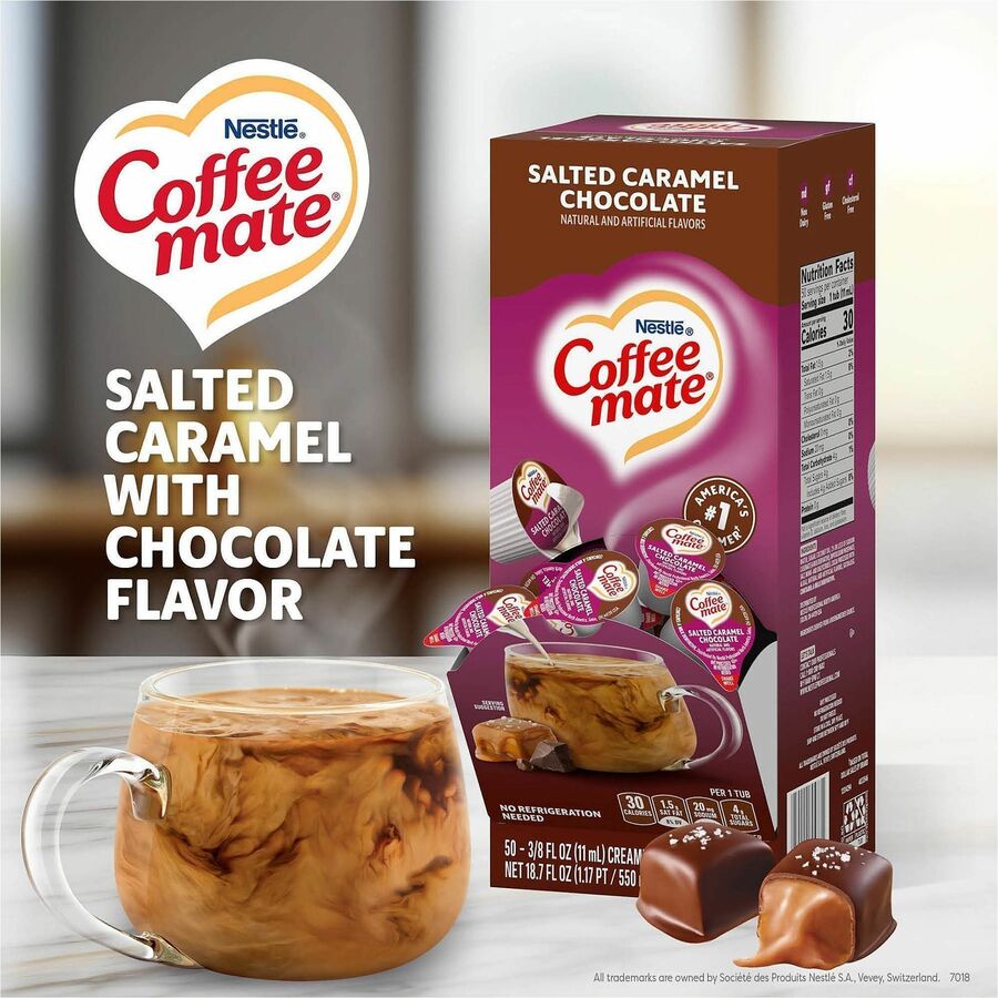 Coffee mate Salted Caramel Chocolate Nondairy Liquid Creamer Singles