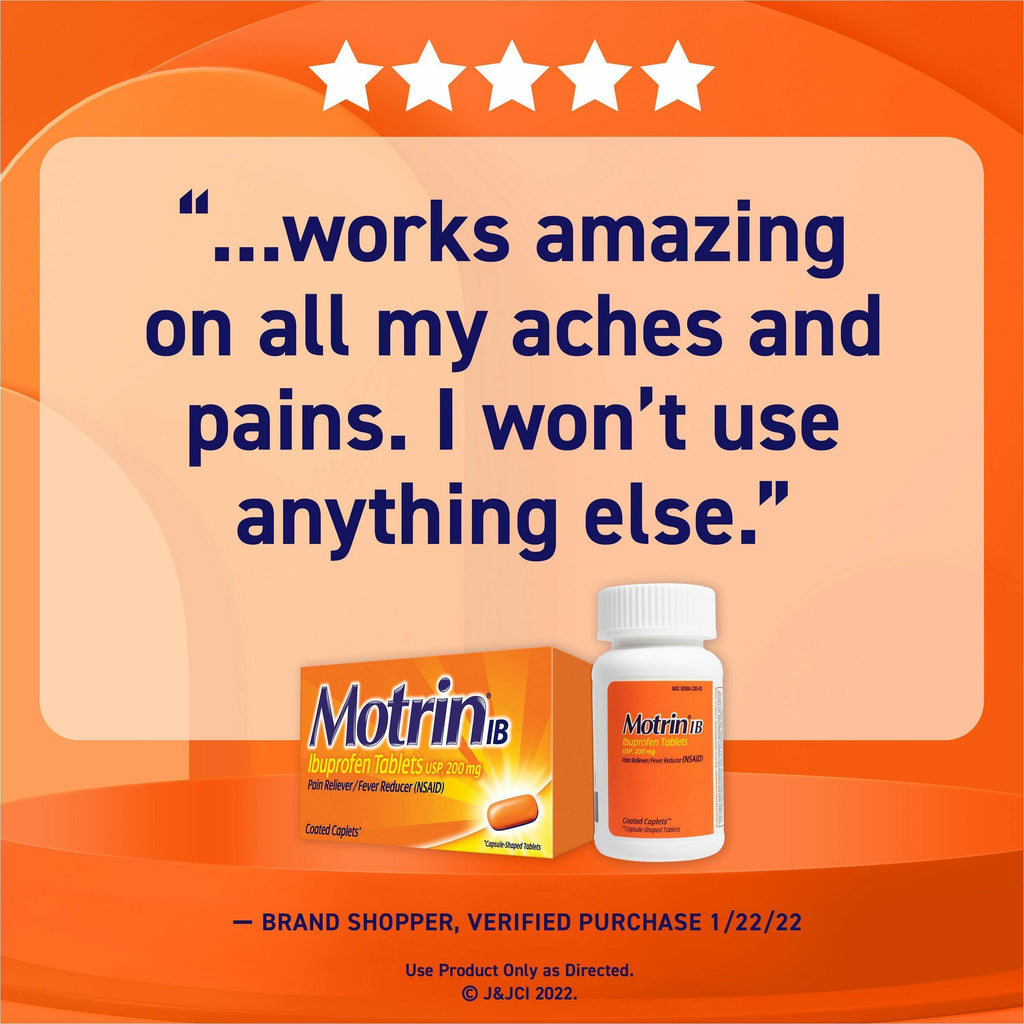 Motrin IB Ibuprofen Tablets