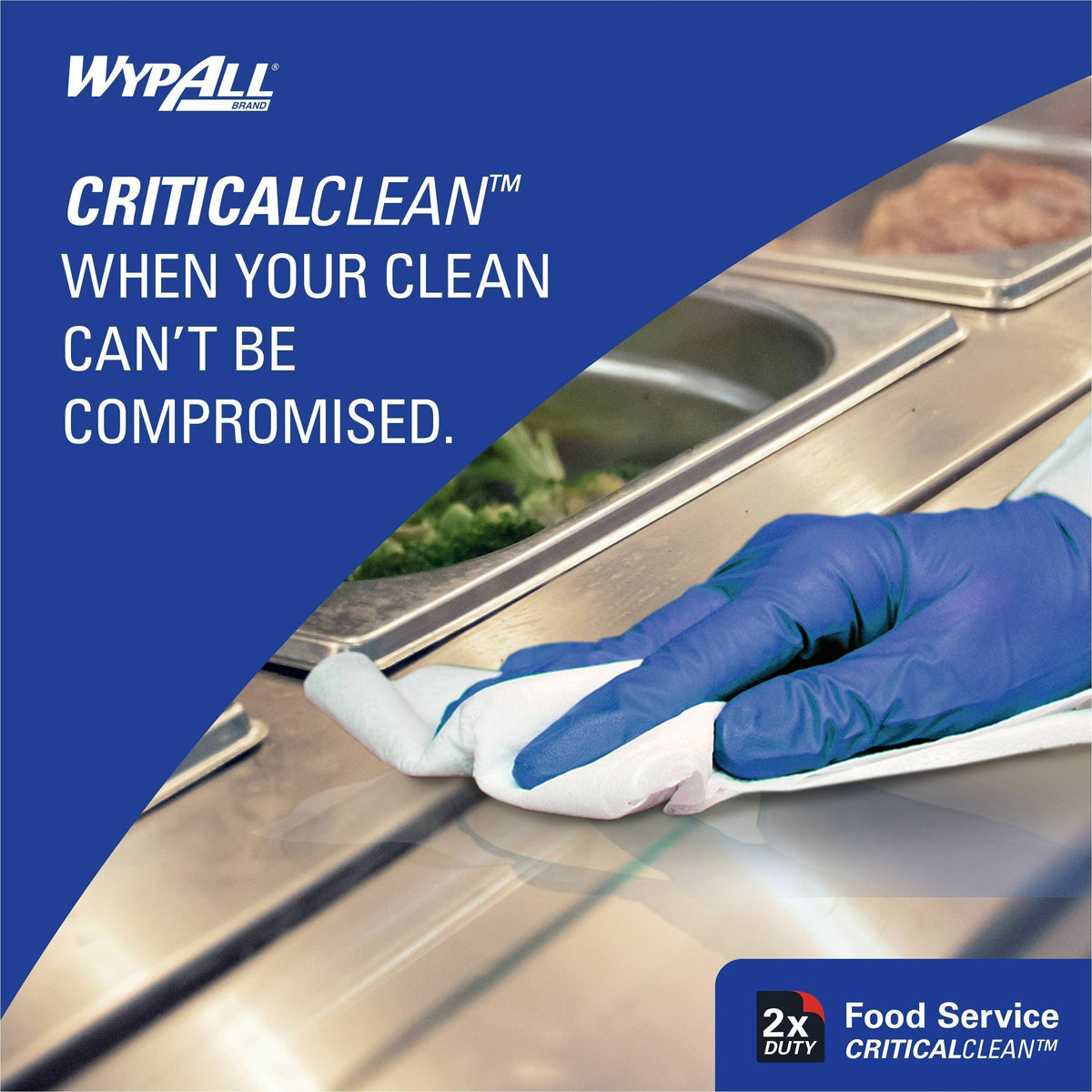 Wypall CriticalClean Heavy Duty Foodservice Cloths