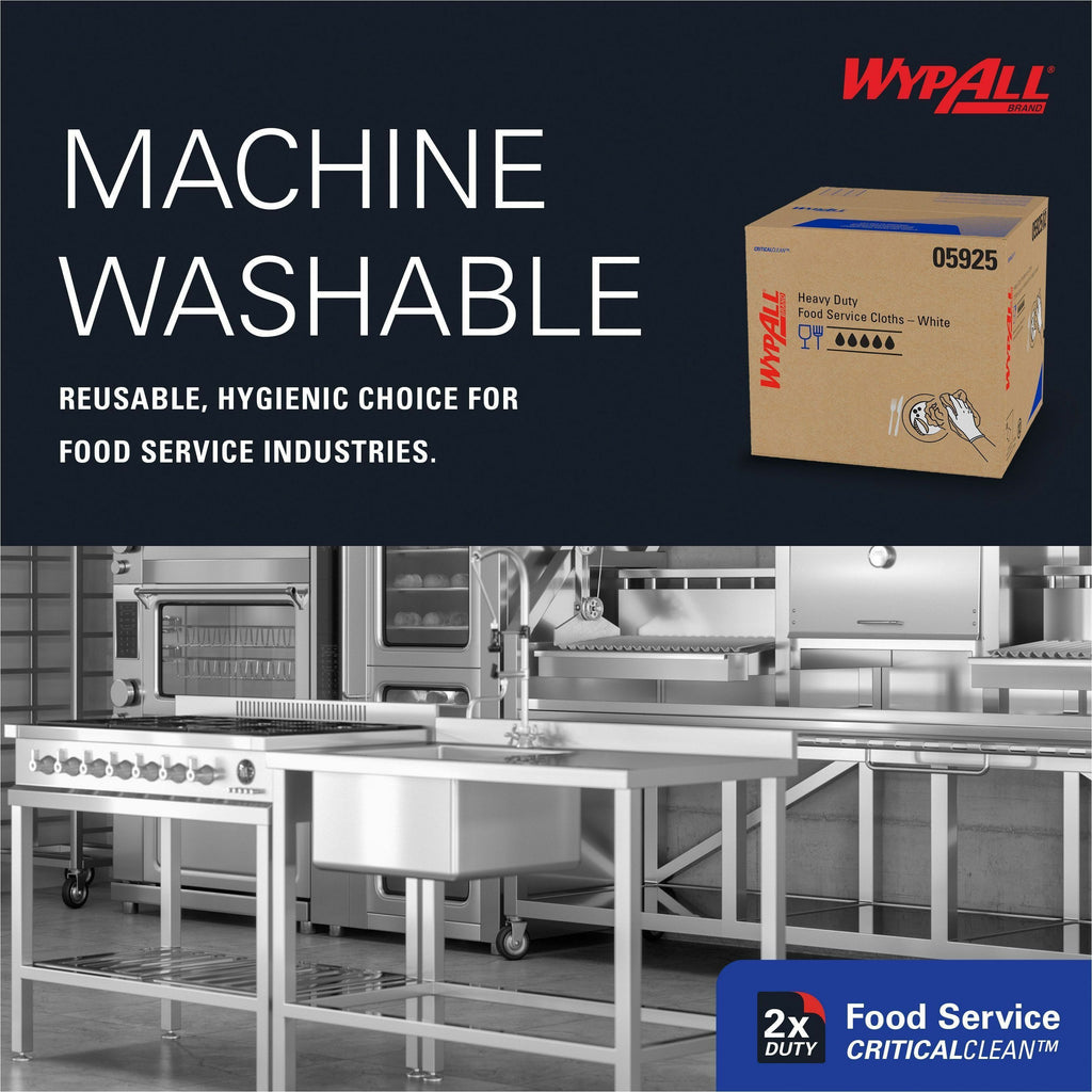 Wypall CriticalClean Heavy Duty Foodservice Cloths