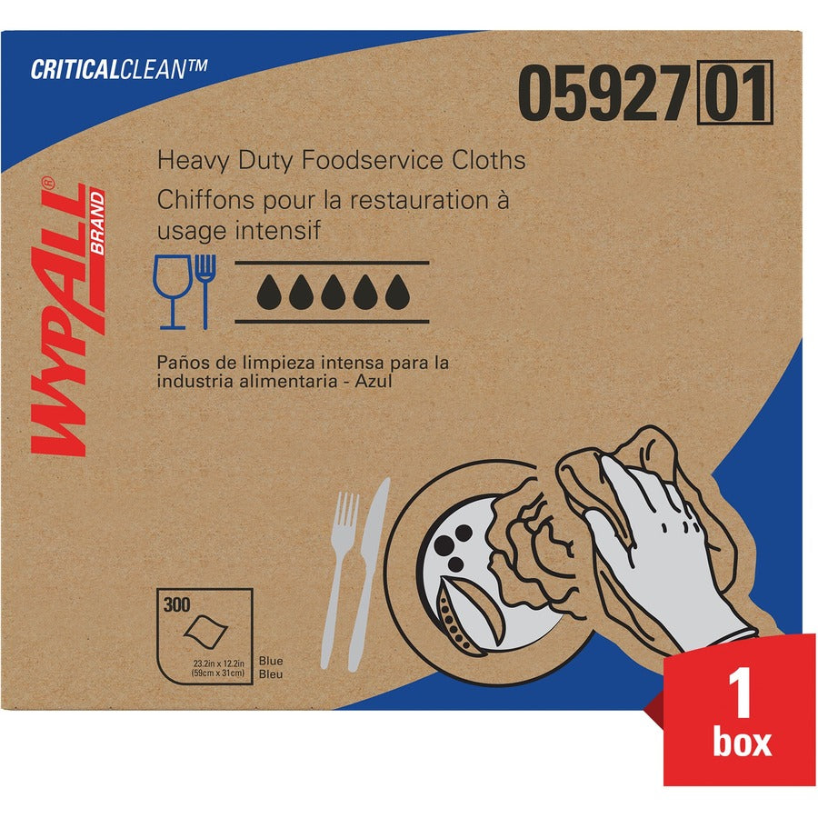 Wypall Critical Clean High Capacity Heavy Duty Foodservice Cloths
