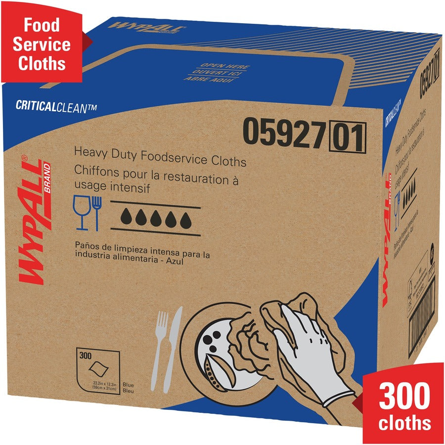 Wypall Critical Clean High Capacity Heavy Duty Foodservice Cloths