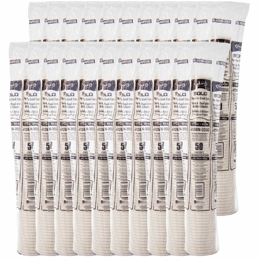 Solo 12 oz Disposable Hot Cups