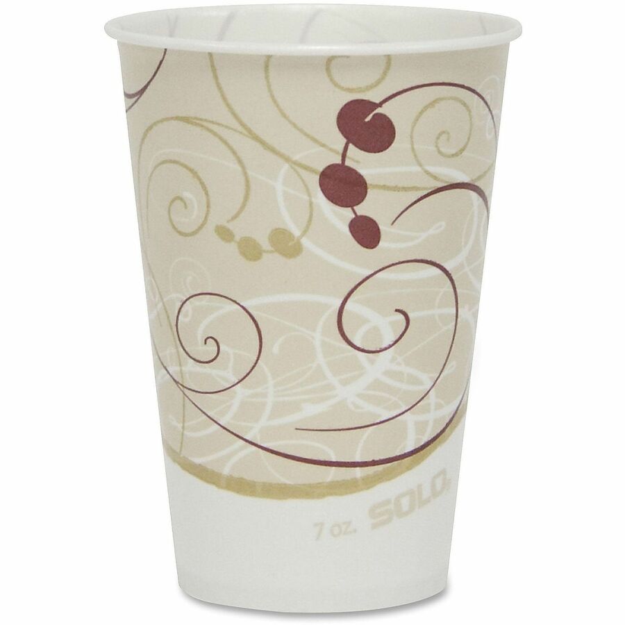 Solo 7 oz Waxed Paper Cold Cups