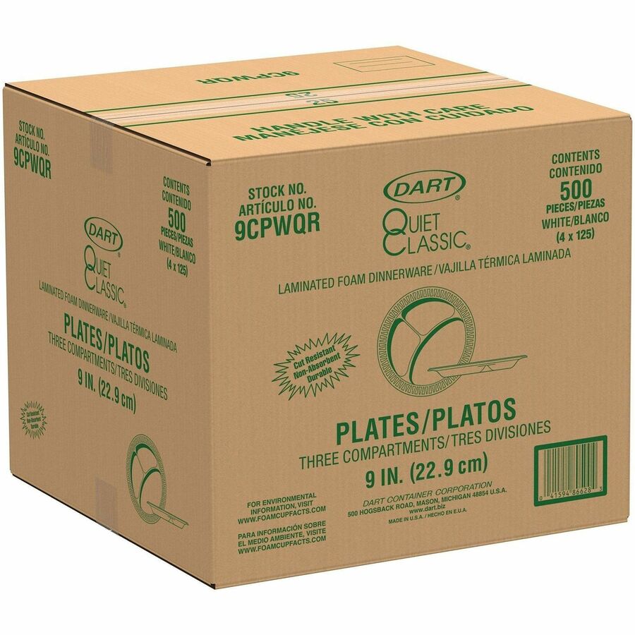 Dart Quiet Classic Laminated Dinnerware 9" Plate