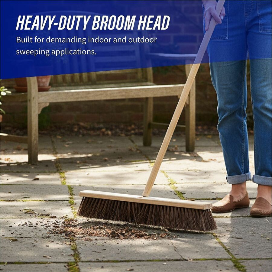 Genuine Joe 24" Push Broomhead
