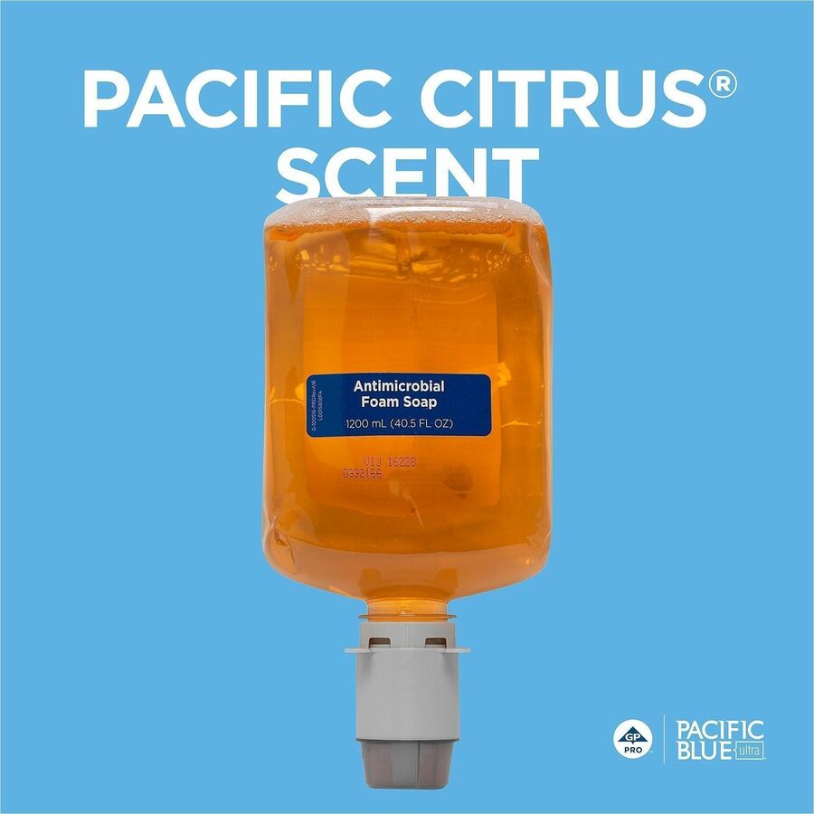 Pacific Blue Ultra Antimicrobial BZK Foam Soap Manual Dispenser Refills