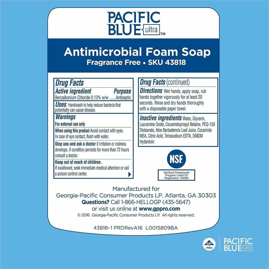Pacific Blue Ultra Manual Dispenser Refills