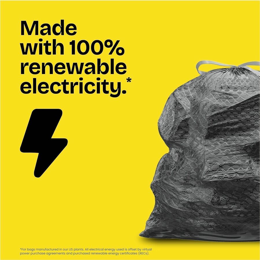 Glad ForceFlex Heavy-Duty Large Drawstring Trash Bags