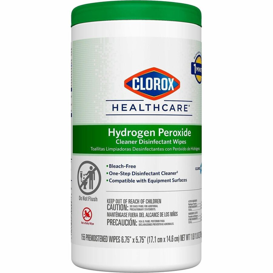Clorox Healthcare Hydrogen Peroxide Cleaner Disinfectant Wipes