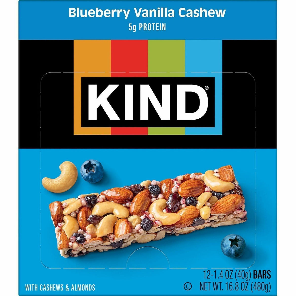 KIND Blueberry Vanilla Cashew Nut Bars