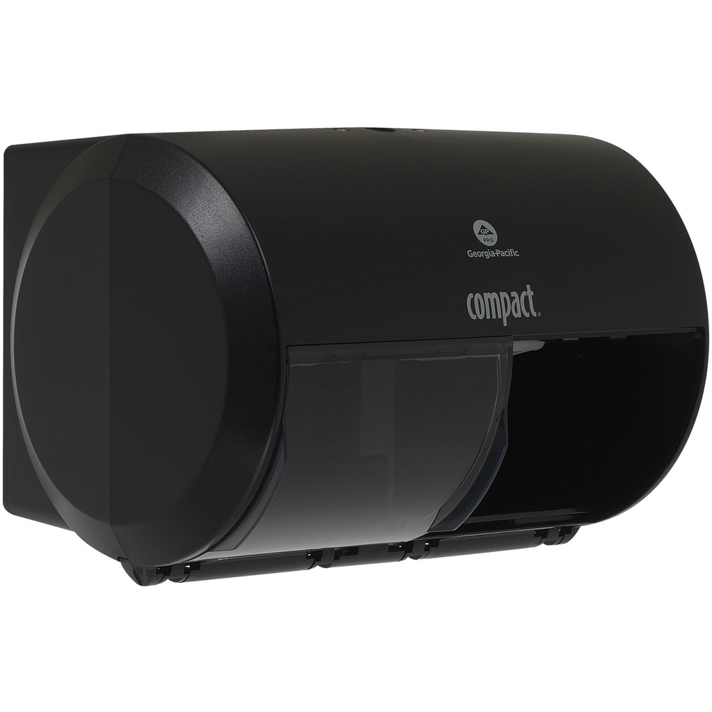 Compact 2-Roll Side-by-Side Coreless High-Capacity Toilet Paper Dispenser