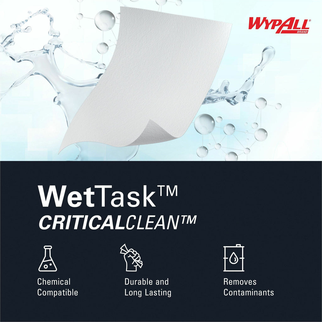 Wypall CriticalClean WetTask Wipers