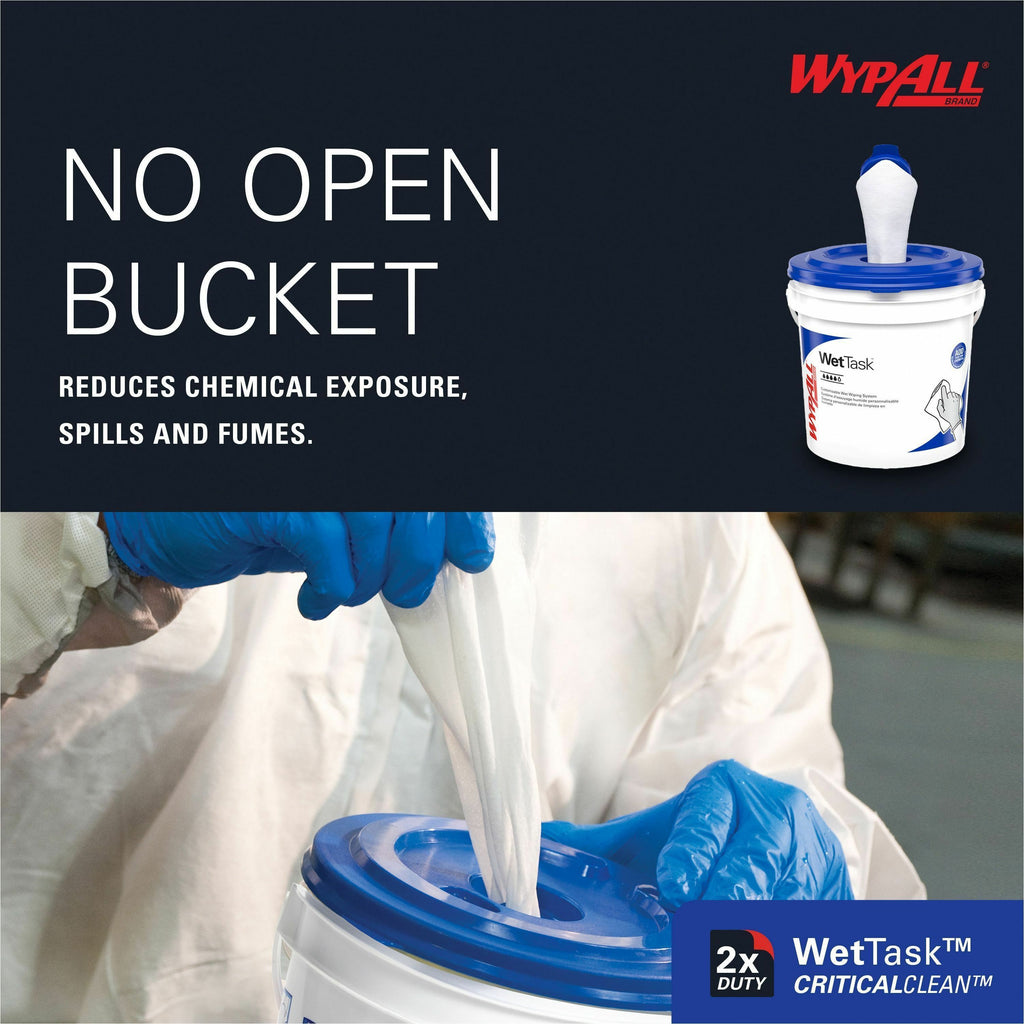 Wypall CriticalClean WetTask Wipers