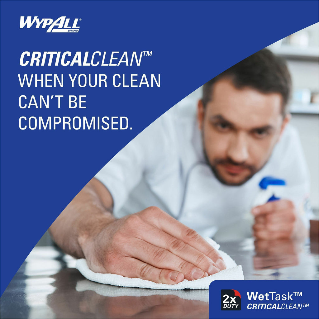Wypall CriticalClean WetTask Wipers